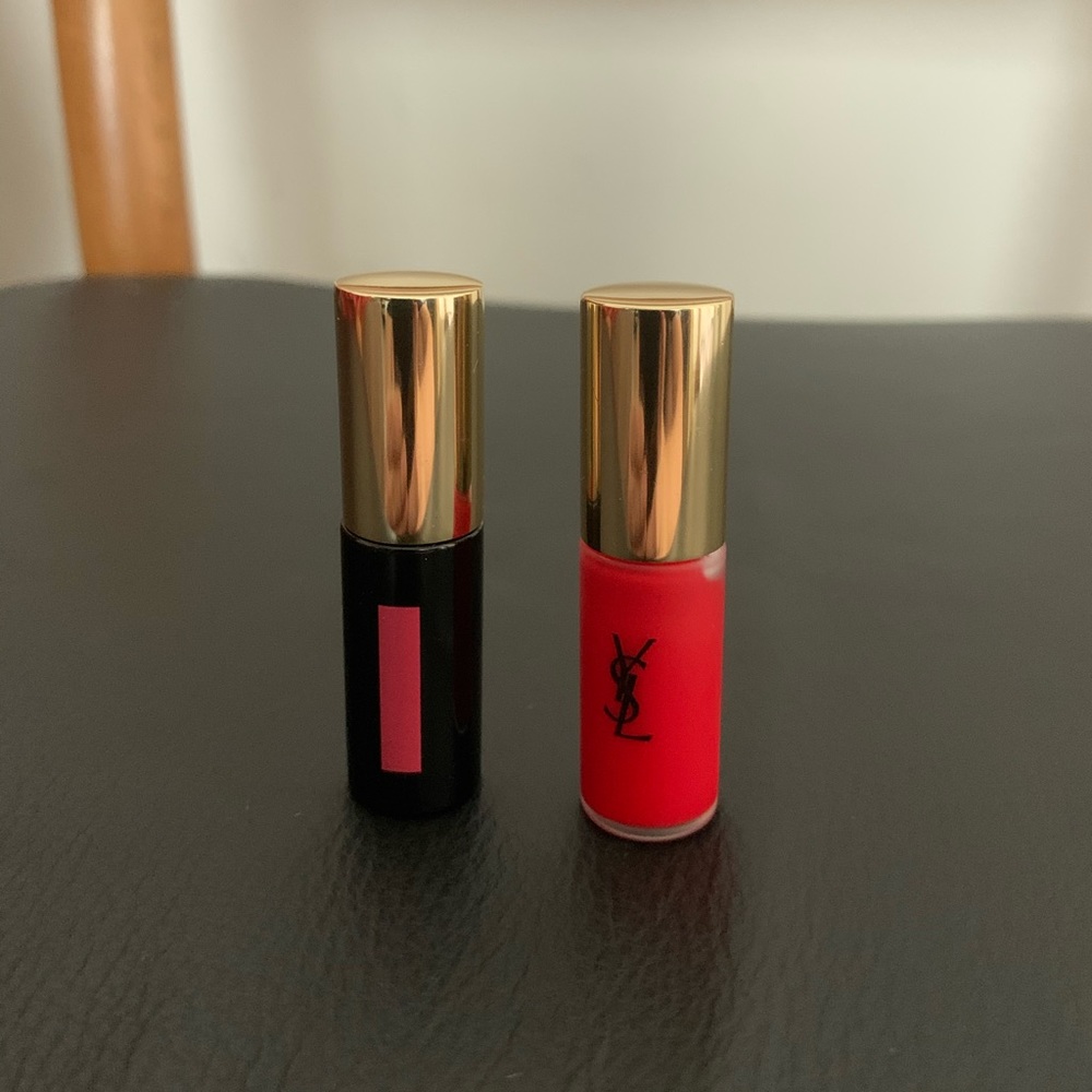 YSL lip glossy stain mini size*2